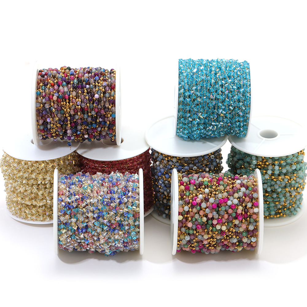 1 Meter Stainless Steel Colorf - Jewelry Making Gemstones ulasan dan harga