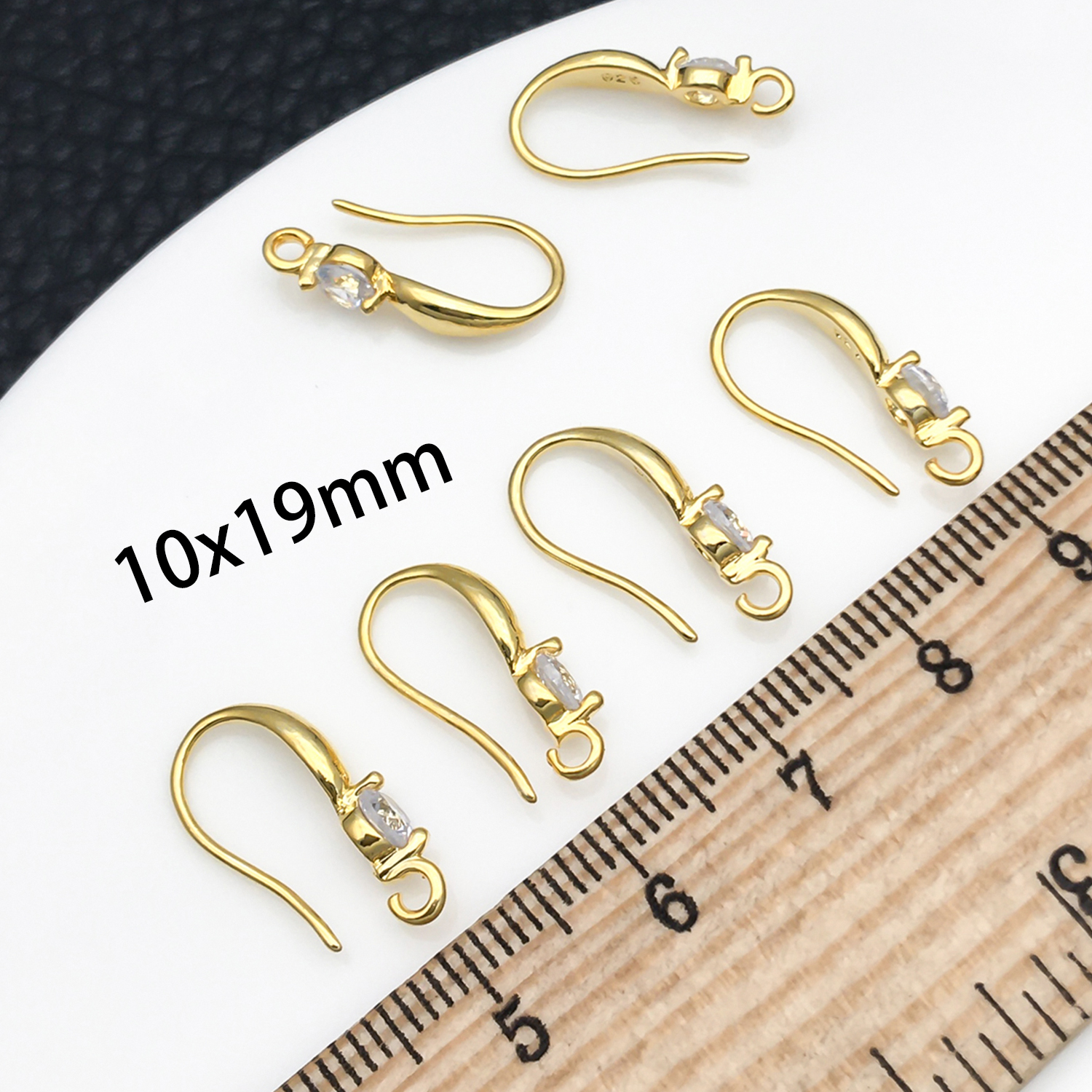 3pcs 10x19mm with Zircon Earri - Jewelry Making Findings ulasan dan harga