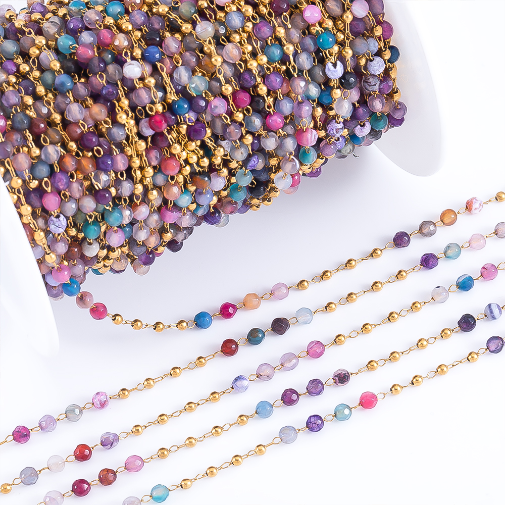 0.5M 1M Stainless Steel Colore - Jewelry Making Gemstones ulasan dan harga