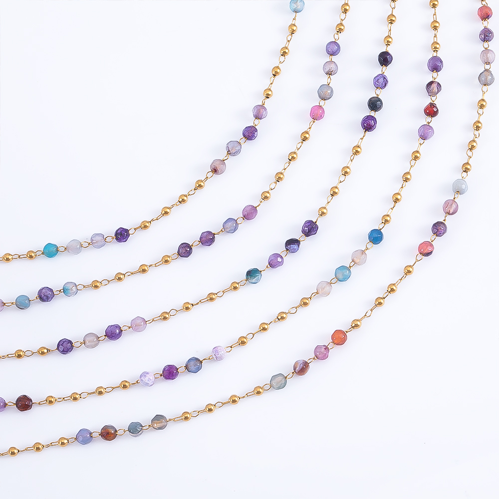0.5M 1M Stainless Steel Colore - Jewelry Making Gemstones ulasan dan harga