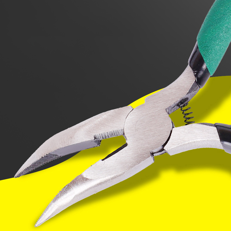 ‘1PC Flat Curved Nose Pliers R - Jewelry Making Loop Pliers ulasan dan harga