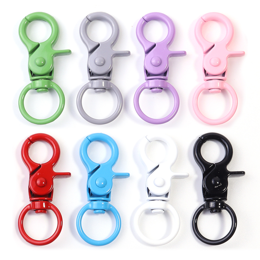 5Pcs/Lot Colorful Swivel Lobst - Jewelry Making Ring Tool ulasan dan harga
