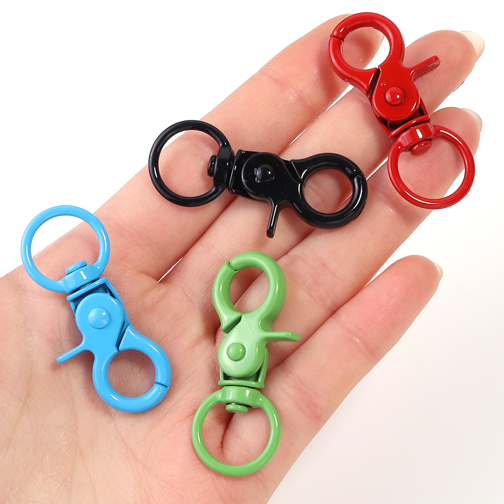 5Pcs/Lot Colorful Swivel Lobst - Jewelry Making Ring Tool ulasan dan harga