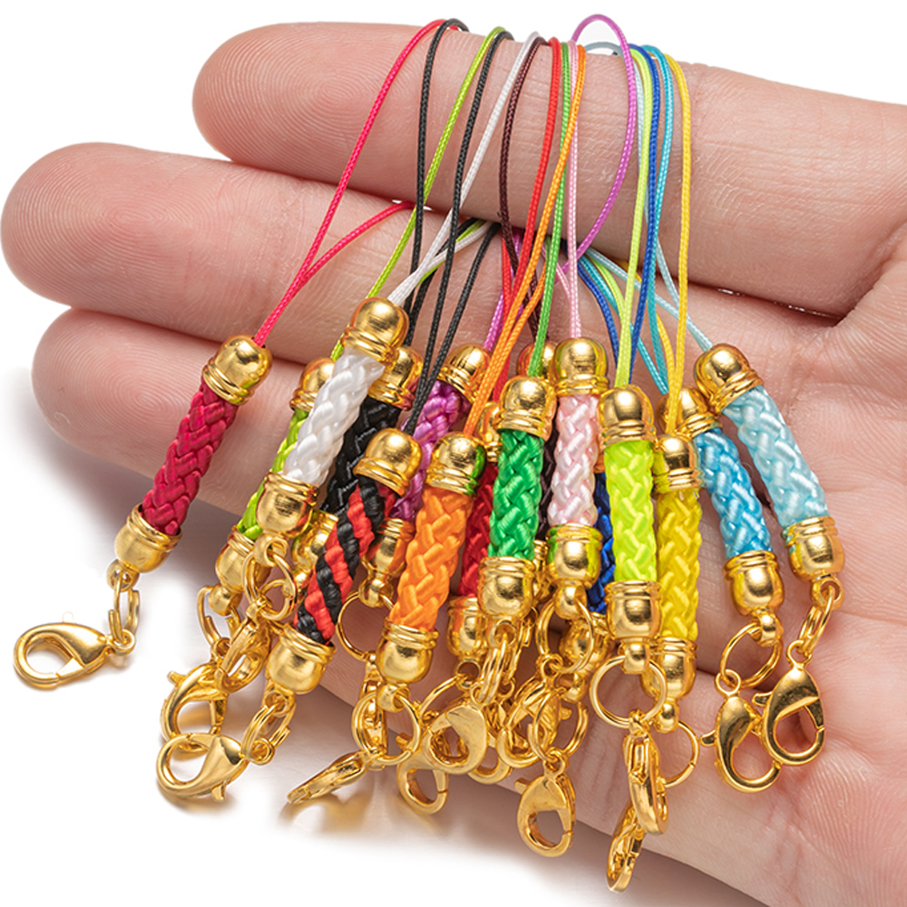10/20pcs Keychain Rope with Lo - Jewelry Making Ring Tool ulasan dan harga