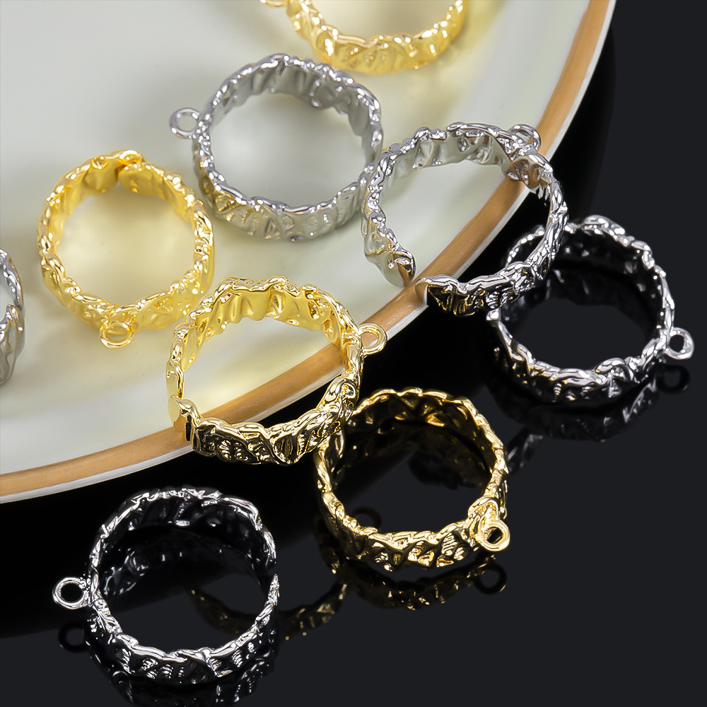 2Pcs Gold Plated Irregular Ope - Jewelry Making Ring Tool ulasan dan harga