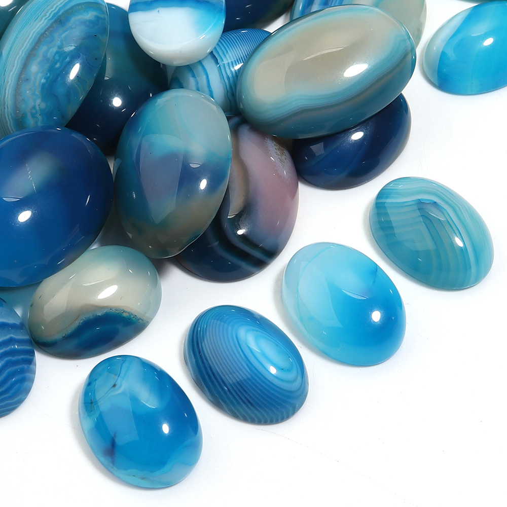 5pcs Natural Stone Cabochon Bl - Jewelry Making Ring Tool ulasan dan harga