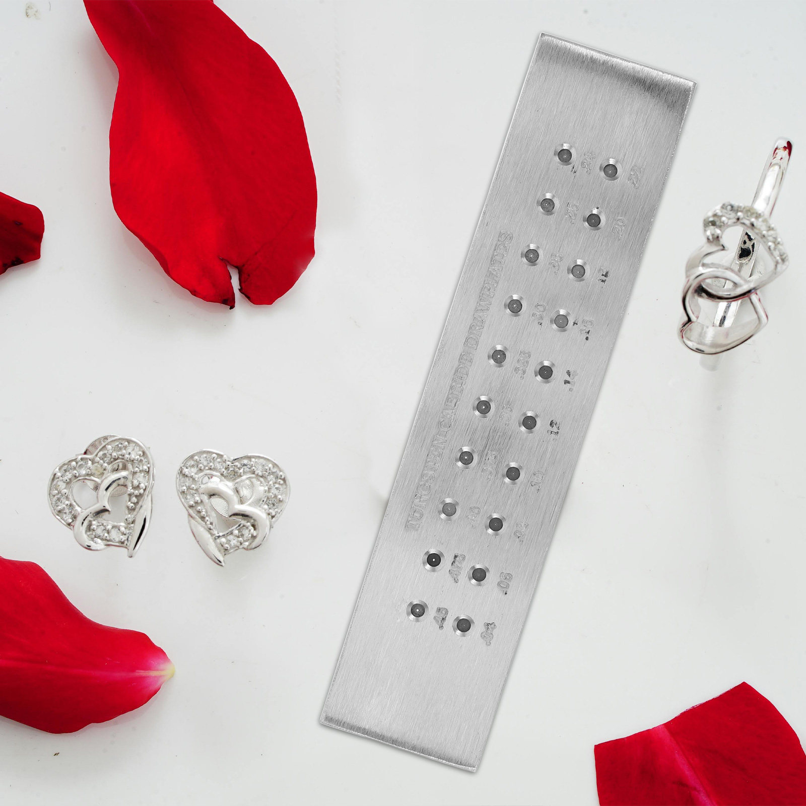 Double Row Jewelry Draw Plate  - Jewelry Making Drawing ulasan dan harga
