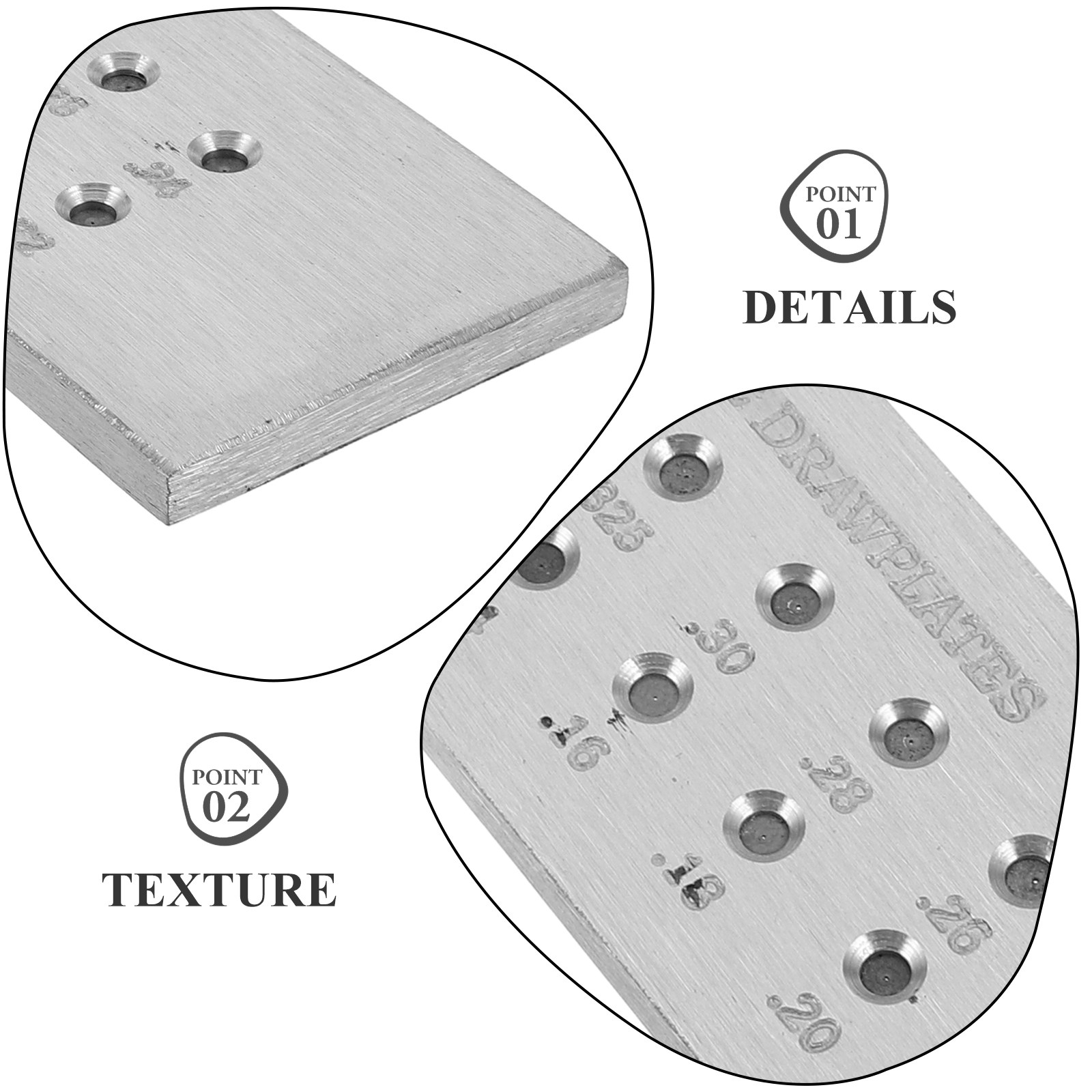 Double Row Jewelry Draw Plate  - Jewelry Making Drawing ulasan dan harga