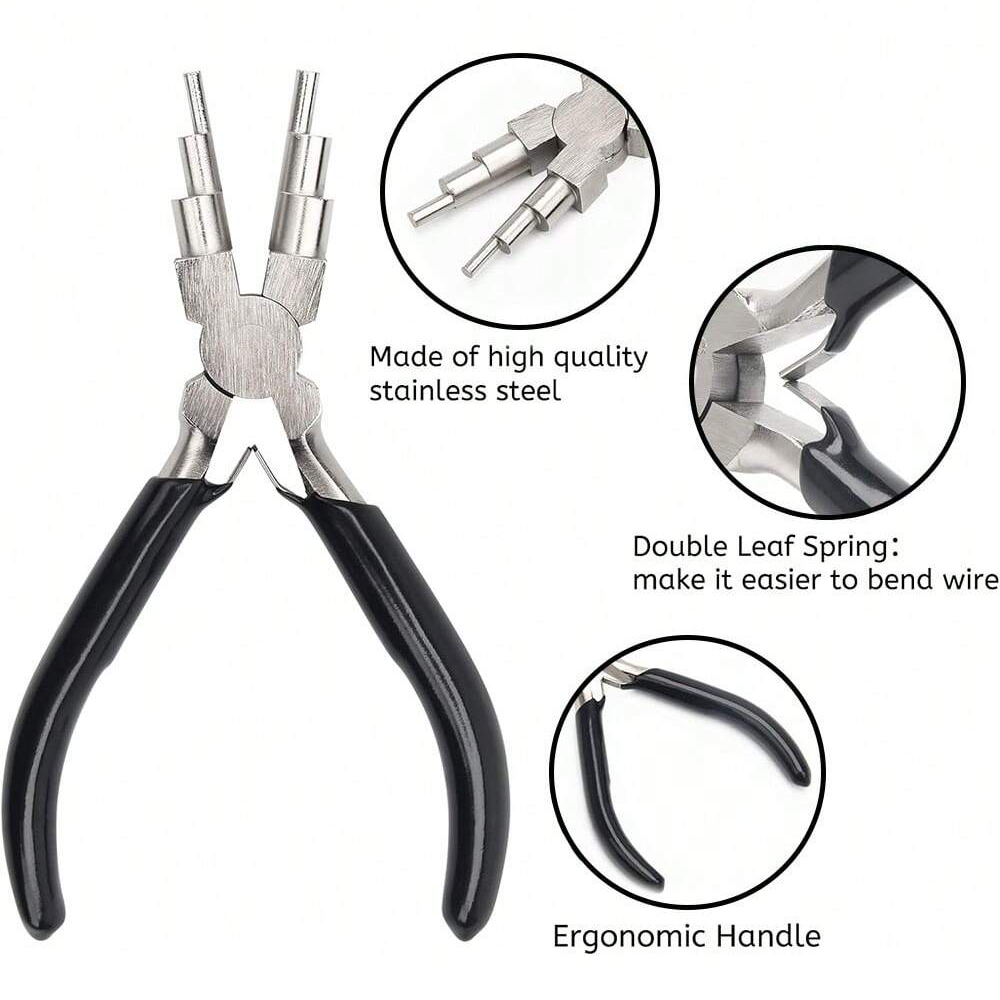 AHT 6-Step Bail Making Pliers, - Jewelry Making Loop Pliers ulasan dan harga