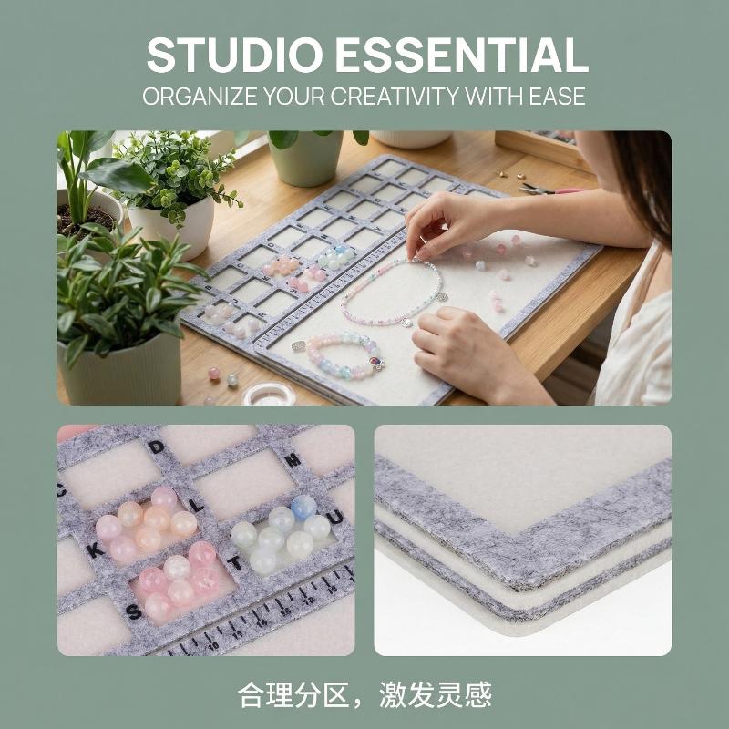 Making Felt Bead Mat with CM A - Jewelry Making Board ulasan dan harga