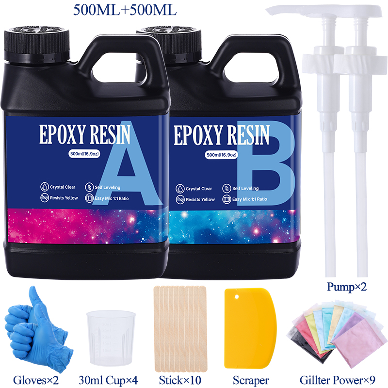 Fast Curing 1:1 Crystal Clear  - Jewelry Making Board ulasan dan harga