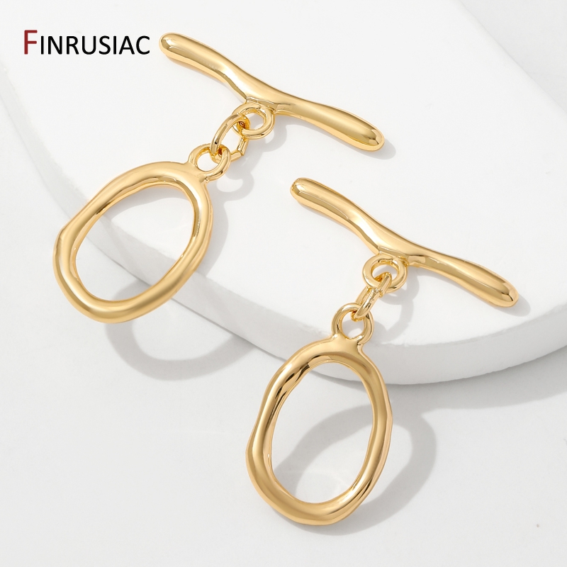 18K Gold Plated Brass Oval/Hea - Jewelry Making Metal Supplies ulasan dan harga