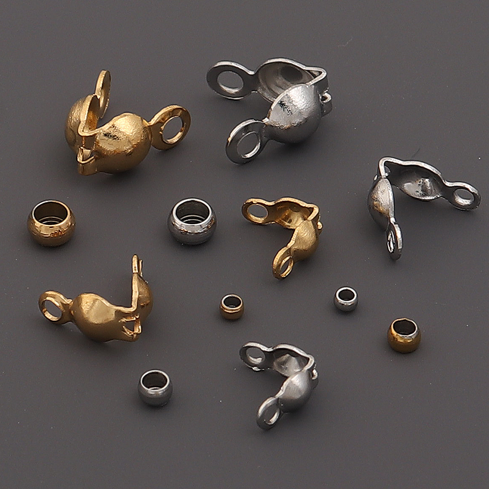 40-200pcs Stainless Steel Conn - Jewelry Making Hardware ulasan dan harga