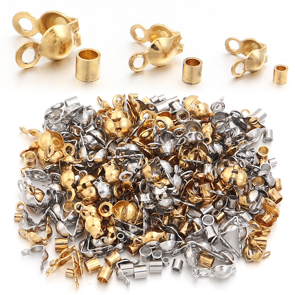 40-200pcs Stainless Steel Conn - Jewelry Making Hardware ulasan dan harga
