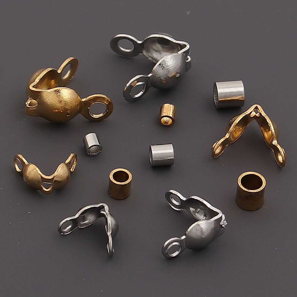 40-200pcs Stainless Steel Conn - Jewelry Making Hardware ulasan dan harga