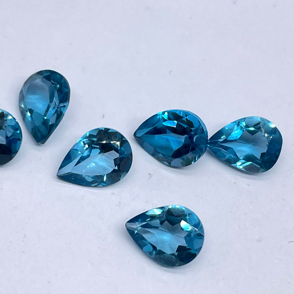 2pcs Natural Stone London Blue - Jewelry Making In London ulasan dan harga