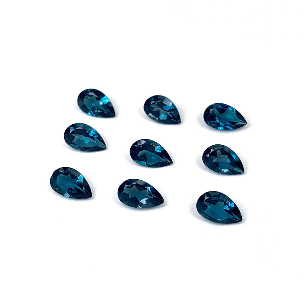 2pcs Natural Stone London Blue - Jewelry Making In London ulasan dan harga