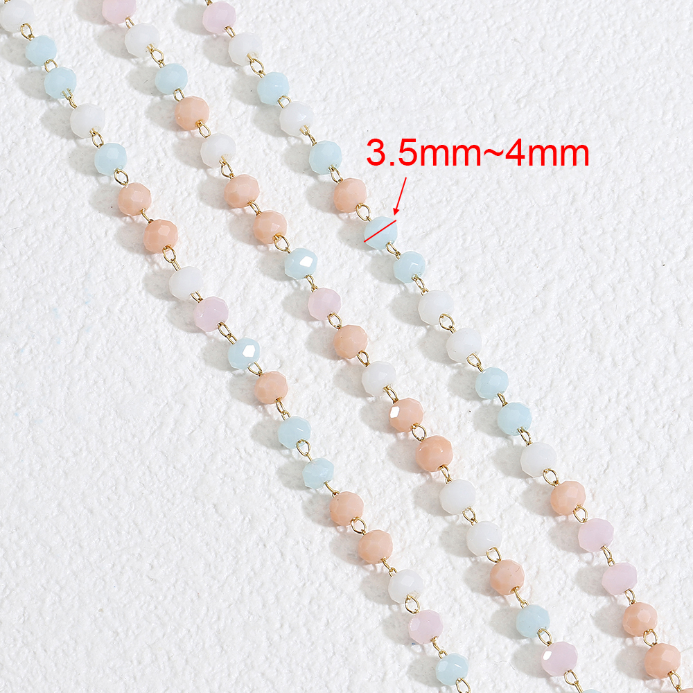 1Meter Stainless Steel Crystal - Jewelry Making Gemstones ulasan dan harga