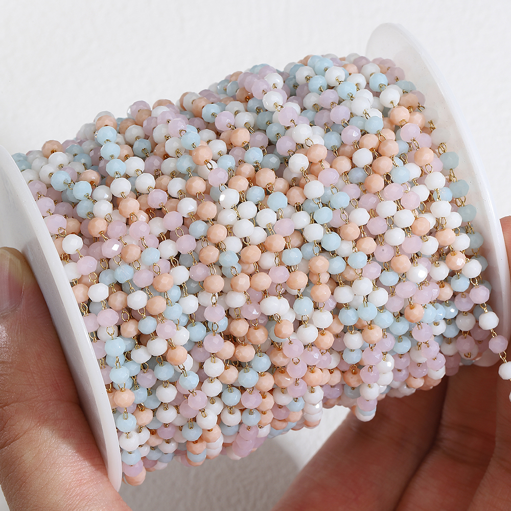 1Meter Stainless Steel Crystal - Jewelry Making Gemstones ulasan dan harga