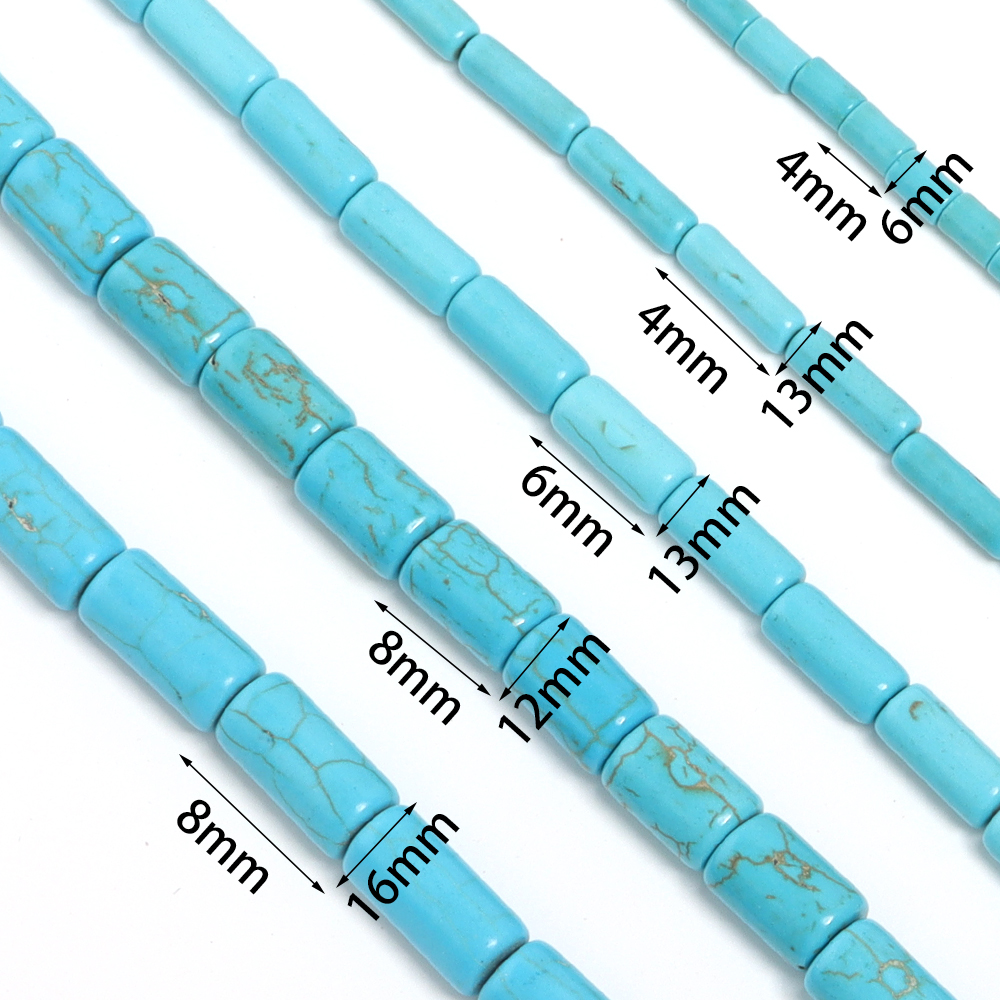 1 Strand Natural Blue White Tu - Jewelry Making Gemstones ulasan dan harga