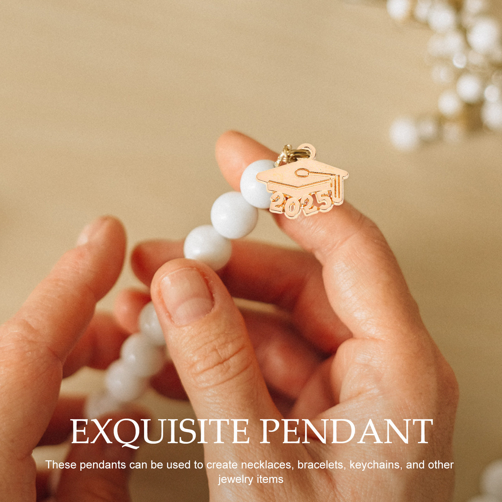100Pcs Class of 2025 Graduatio - Jewelry Making Classes ulasan dan harga