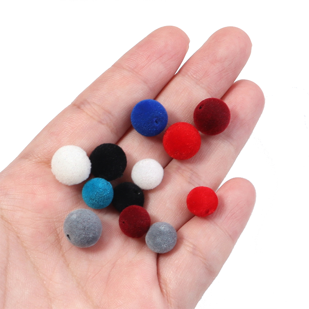 100Pcs/Lot Resin Beads 8/10mm  - Bead Mat Velvet ulasan dan harga