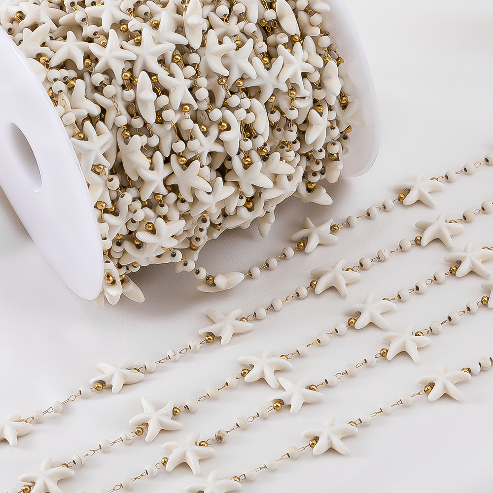 1M Boho Chain Stainless Steel  - Jewelry Making Gemstones ulasan dan harga