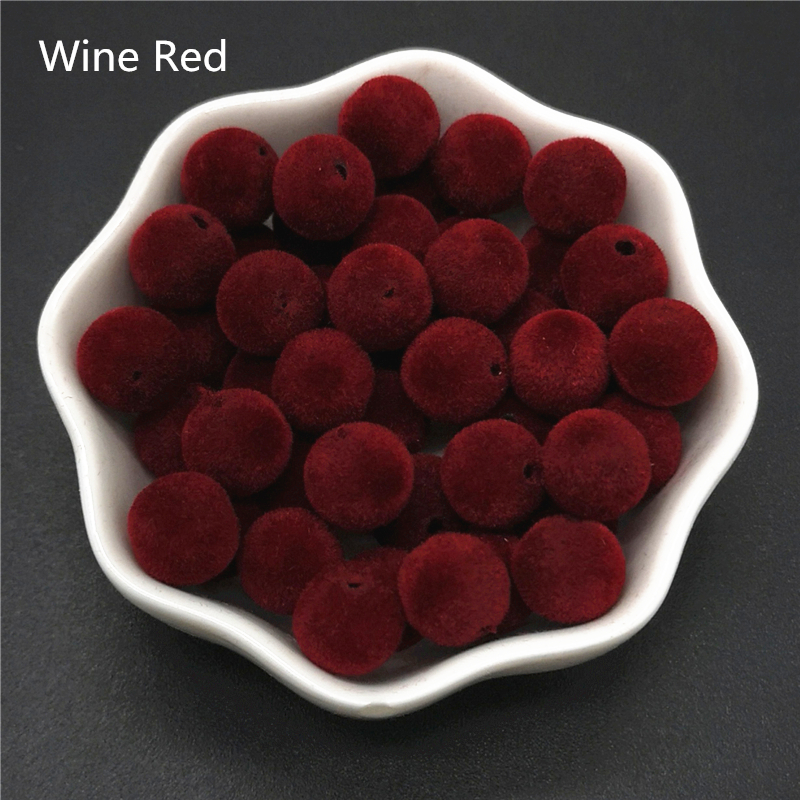 500gram 10mm Velvet Beads Acry - Bead Mat Velvet ulasan dan harga