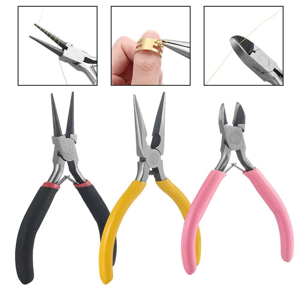 3pcs/Set 3 Styles Jewelry Plie - Jewelry Making Loop Pliers ulasan dan harga