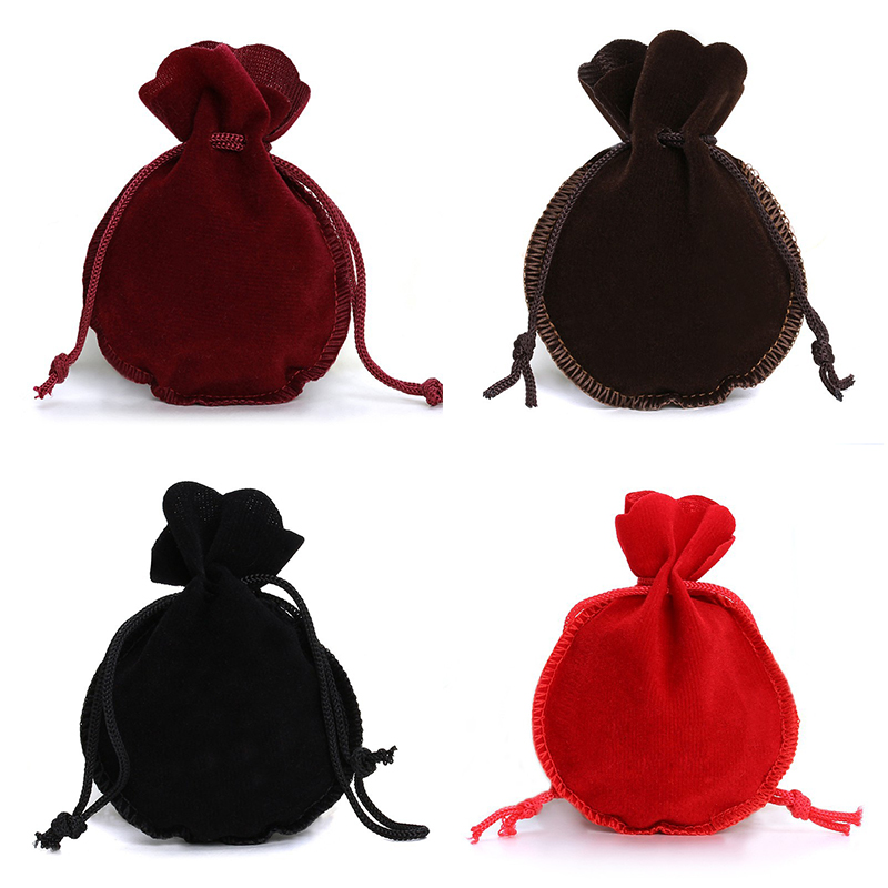 10pcs Calabash Drawstring Bags - Bead Mat Velvet ulasan dan harga