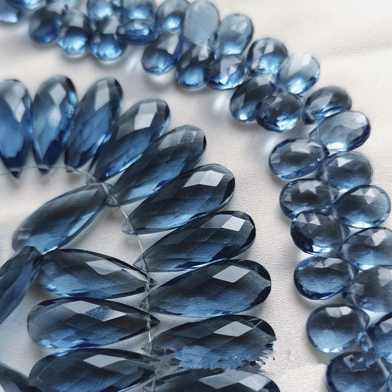 2Pieces loose beads london blu - Jewelry Making In London ulasan dan harga