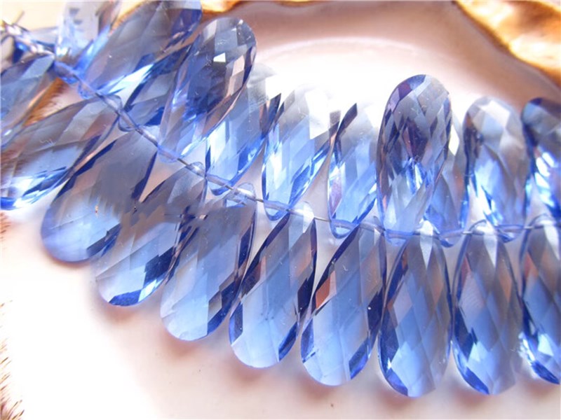 2Pieces loose beads london blu - Jewelry Making In London ulasan dan harga